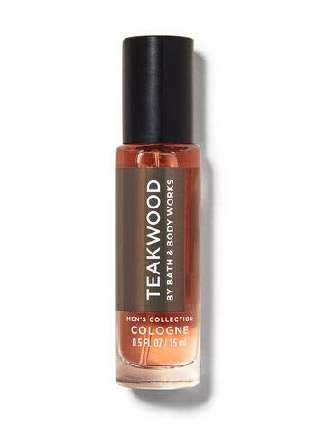 Bath & Body Works Teakwood mini cologne bottle ready for on-the-go refresh