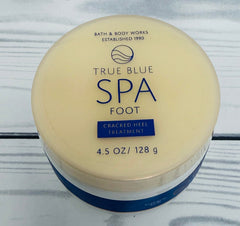 True Blue Spa cracked heel treatment packaging showing product design for foot care