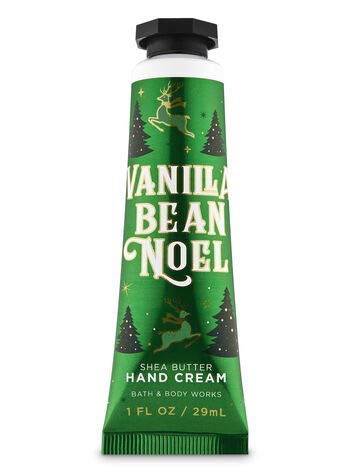 Bath & Body Works Twisted Peppermint hand cream trio packaging, refreshing winter ritual.