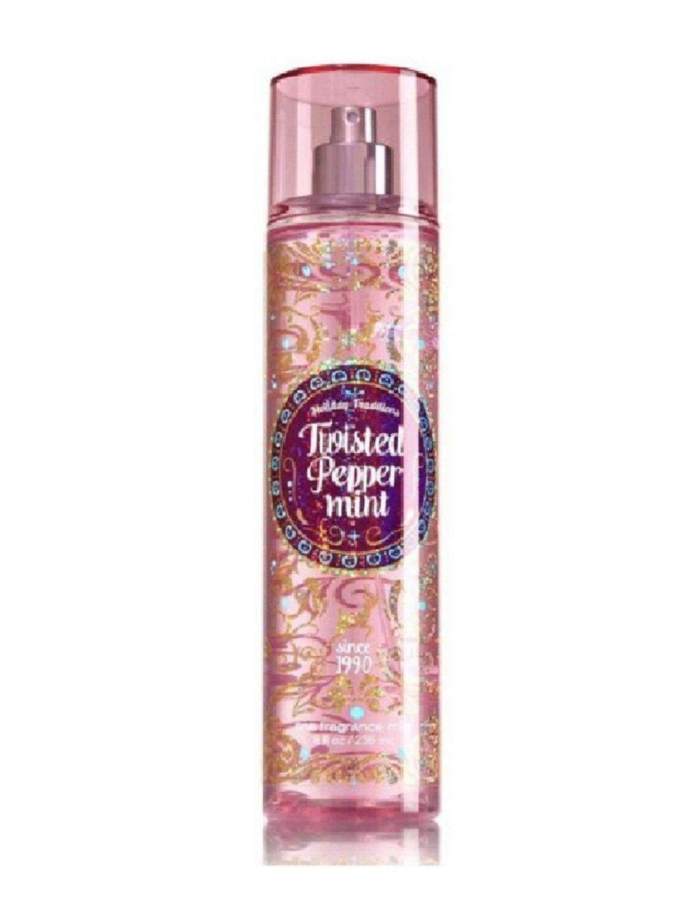 Bath and Body Works Twisted Peppermint mist bottle for festive refresh and scent boost