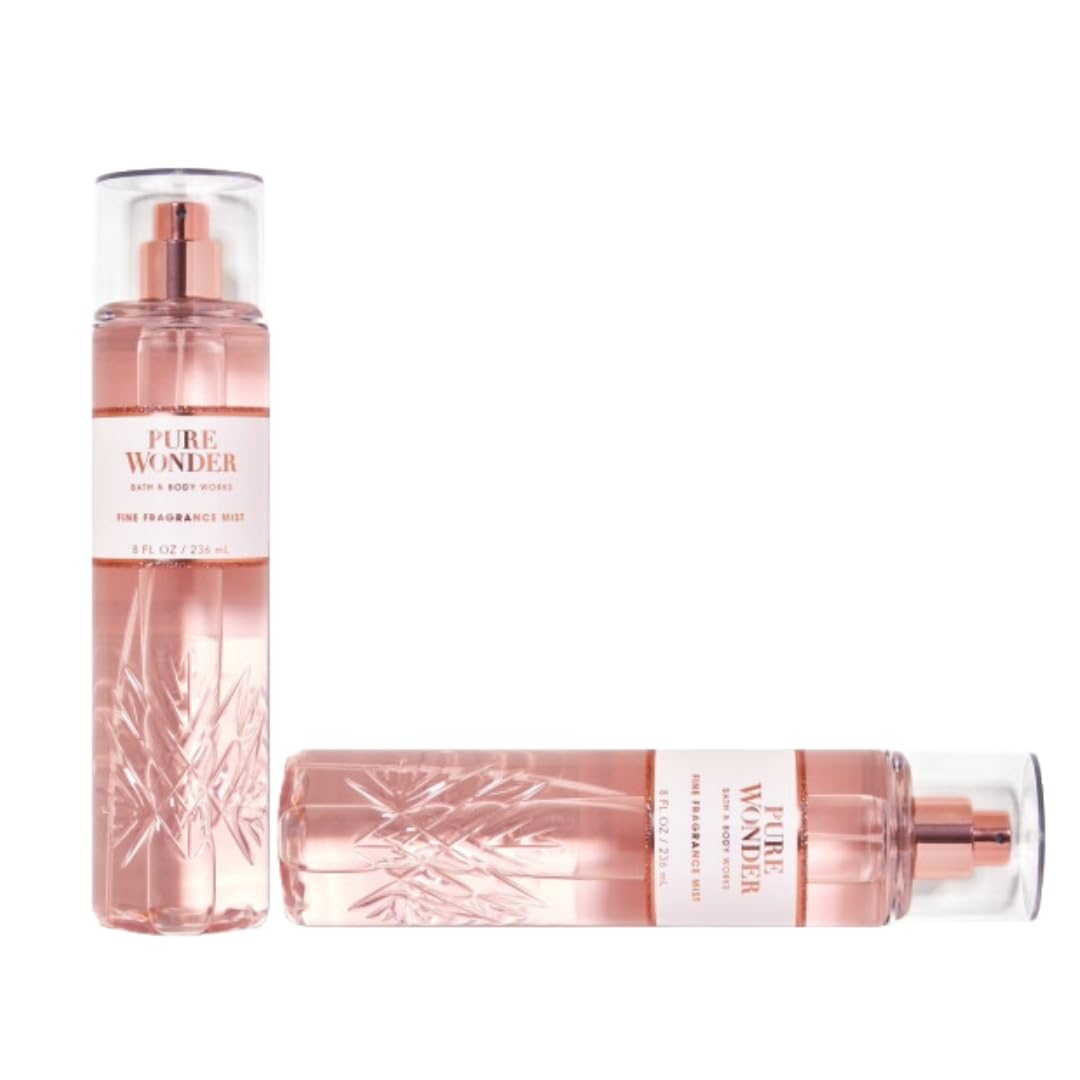 Bath and Body Works two bottles Pure Wonder pack highlighting versatility.