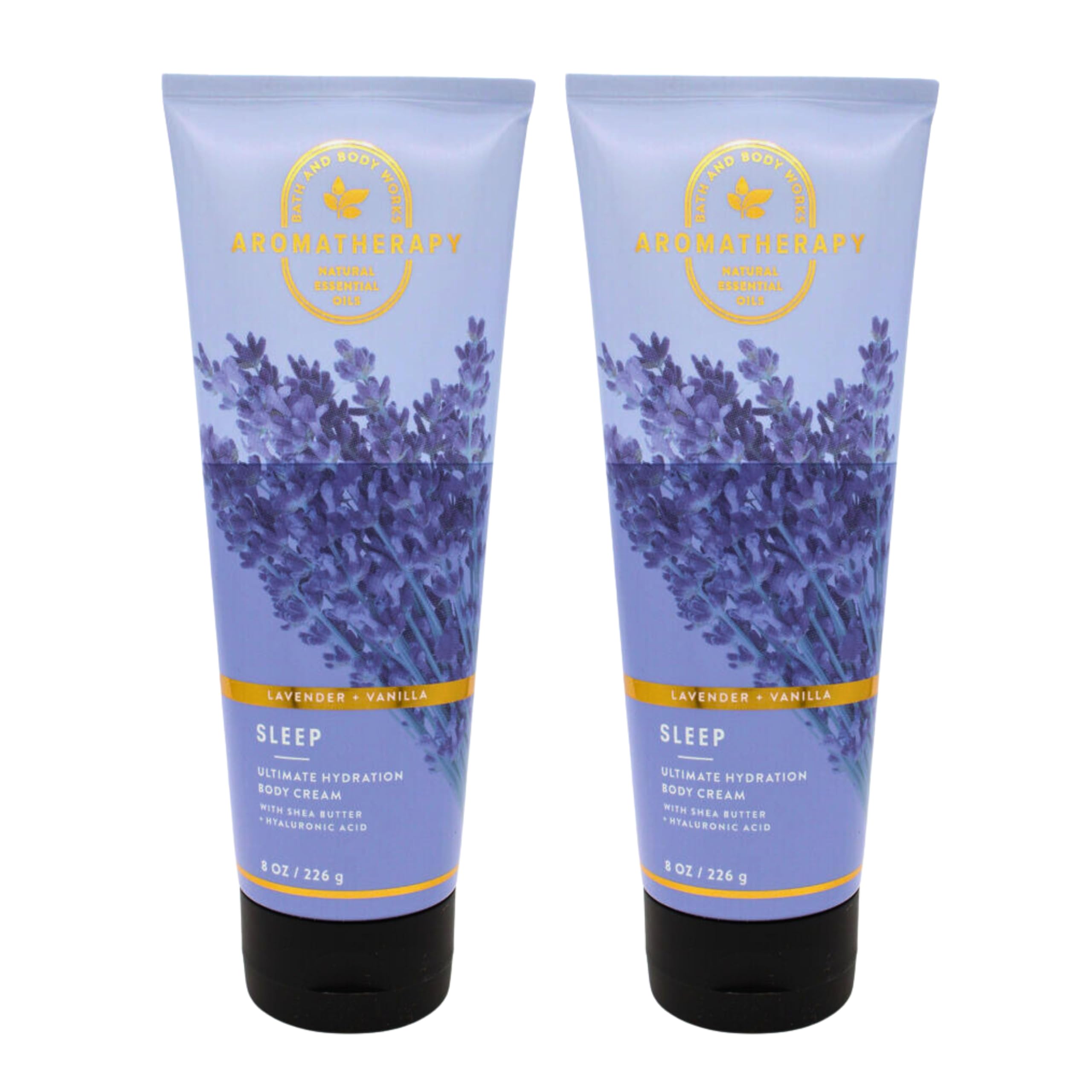 Bath & Body Works Ultra Shea Body Cream Lavender Vanilla pack: deeply moisturizing for soft, hydrated skin.