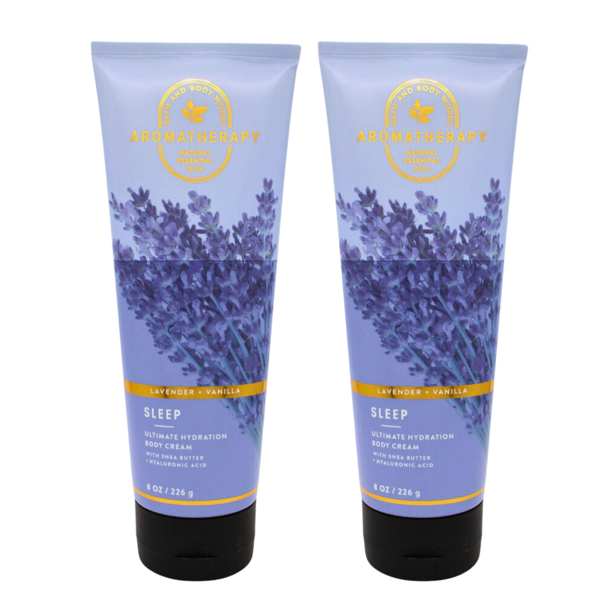 Bath & Body Works Ultra Shea Body Cream Lavender Vanilla pack: deeply moisturizing for soft, hydrated skin.