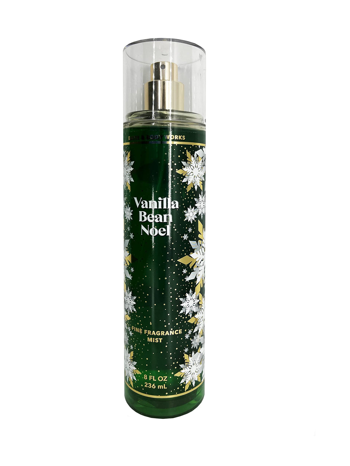 Bath and Body Works Vanilla Bean Noel bottle shows creamy vanilla fragrance for daily use