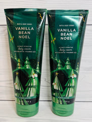 Bath & Body Works Vanilla Bean Noel outer packaging highlights gifting-ready hydration.