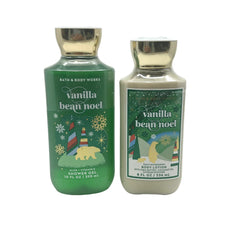 Bath and Body Works Vanilla Bean Noel shower gel 10 oz with rich lather