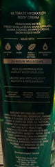 Bath & Body Works Vanilla Bean Noel texture closeup shows creamy hydration for soft skin.