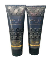 Bath & Body Works Vanilla Noir 2-pack front view for rich vanilla hydration.