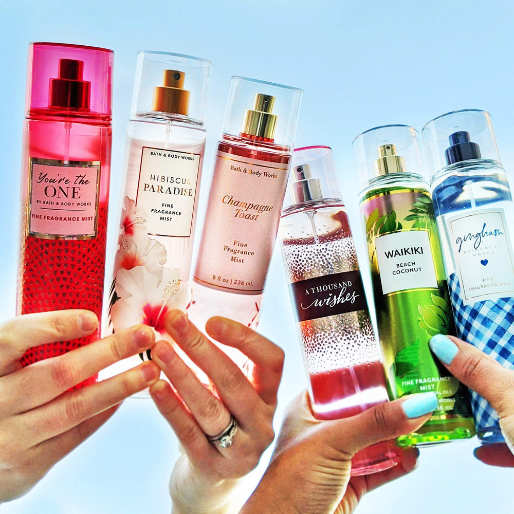 Gift-ready Bath & Body Works Velvet Sugar mist ideal for gifting occasions.