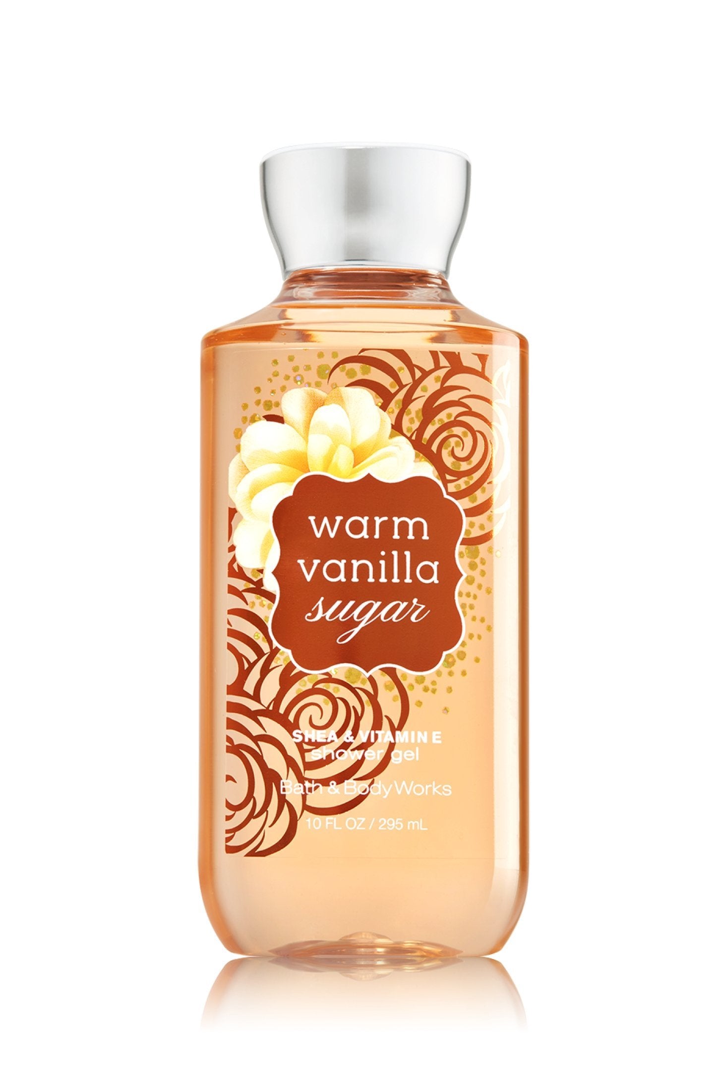 Bath & Body Works Warm Vanilla Sugar shower gel fragrance with vanilla and florals