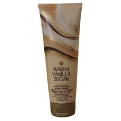 Bath and Body Works Warm Vanilla Sugar Ultra Shea Body Cream 8oz jar for deep hydration