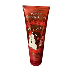 Bath and Body Works Winter Candy Apple 2-pack cream-tube showcases moisturizing formula for daily care.