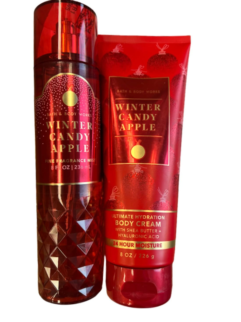 Bath & Body Works Winter Candy Apple Body Cream tube for hydration and smooth skin