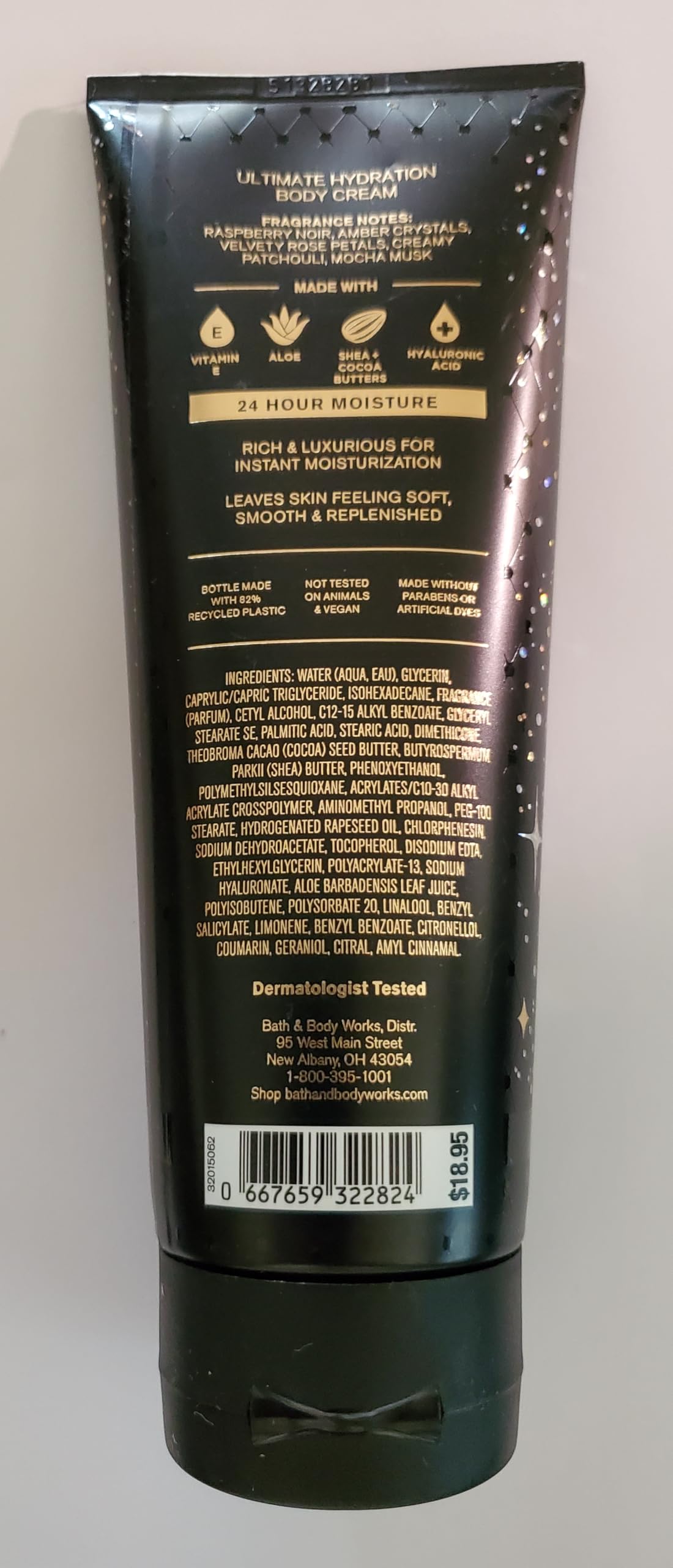 Bath & Body Works Into the Night 2-pack label reflects value and convenience.