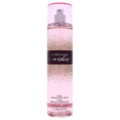 Bath & Body Works A Thousand Wishes bottle closeup highlighting long-lasting scent