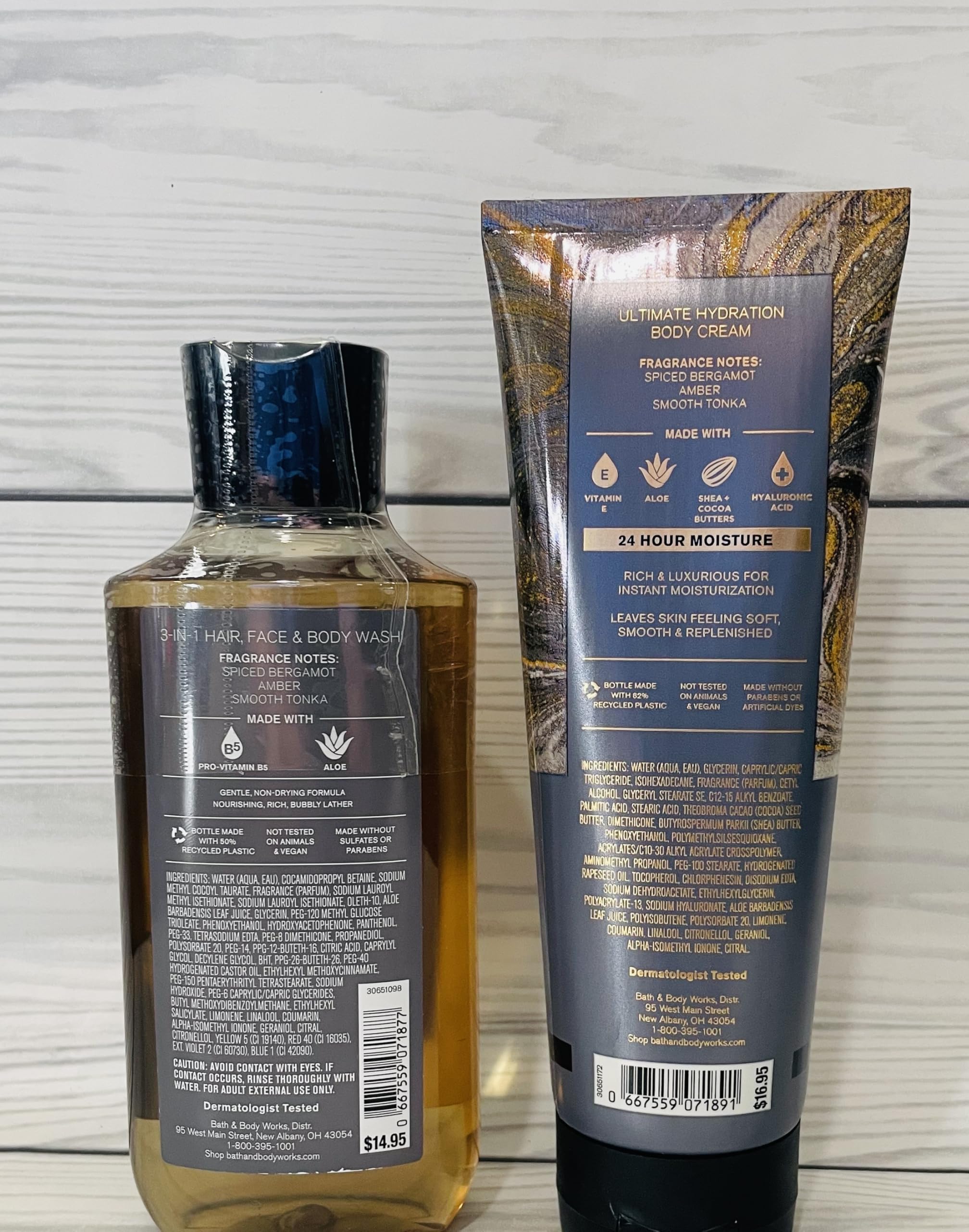 Bath & Body Works After Dark body cream jar application shows rich hydration.