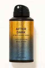 Bath & Body Works After Dark bottle closeup highlighting long-lasting masculine fragrance.