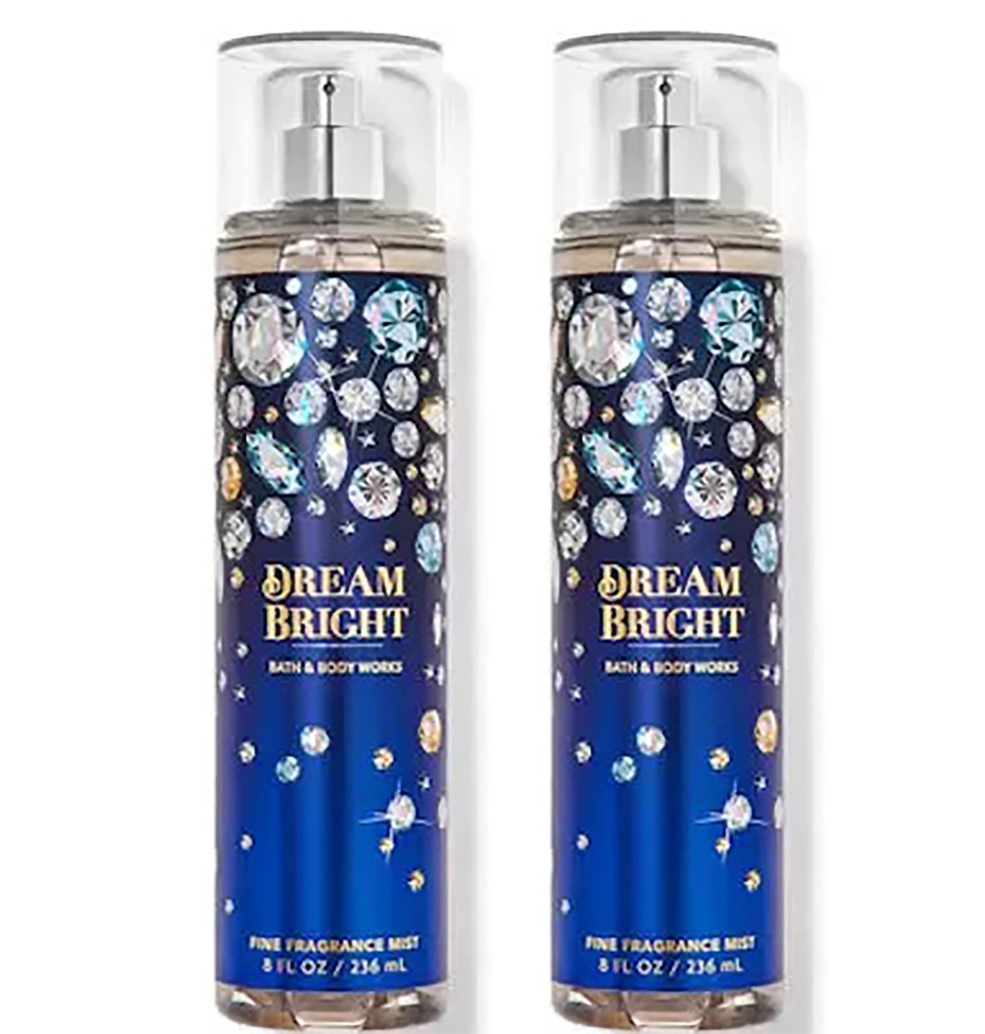 Bath & Body Works Dream Bright body mist bottle in a 2-pack, ideal for everyday fragrance refresh.