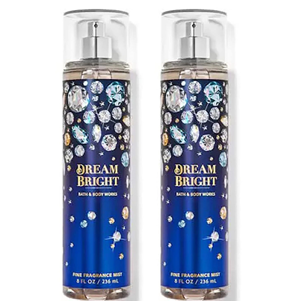 Bath & Body Works Dream Bright body mist bottle in a 2-pack, ideal for everyday fragrance refresh.