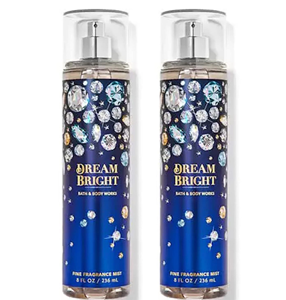 Bath & Body Works Dream Bright body mist bottle in a 2-pack, ideal for everyday fragrance refresh.