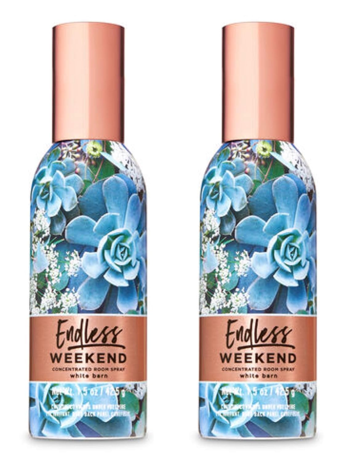 Bath & Body Works Endless Weekend room spray bottle front view for quick, mood-lifting ambiance refresh