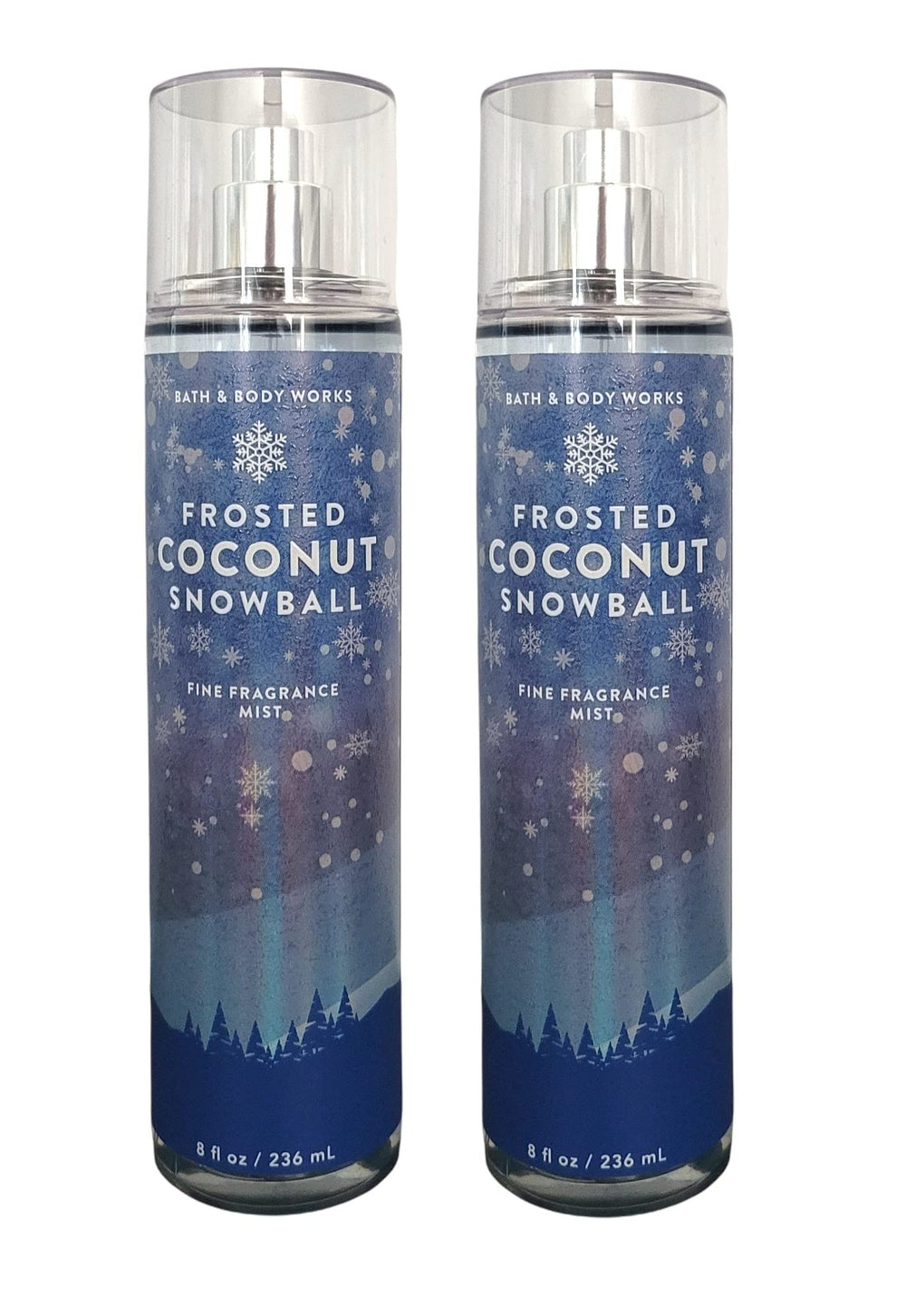 Bath and Body Works Frosted Coconut Snowball body mist gift set 2-pack for everyday fragrance refresh