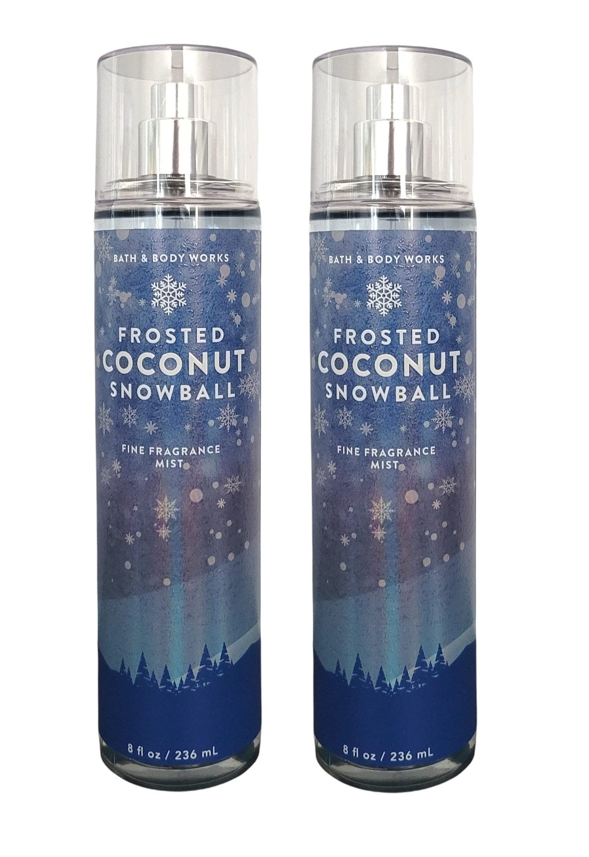 Bath and Body Works Frosted Coconut Snowball body mist gift set 2-pack for everyday fragrance refresh