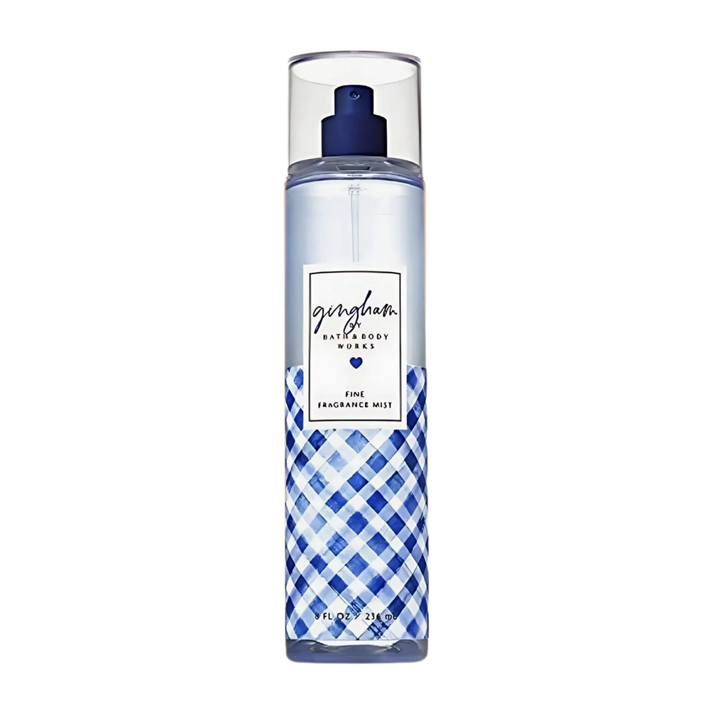 Bath & Body Works Gingham spray bottle ready for daily refresh and lasting fragrance.