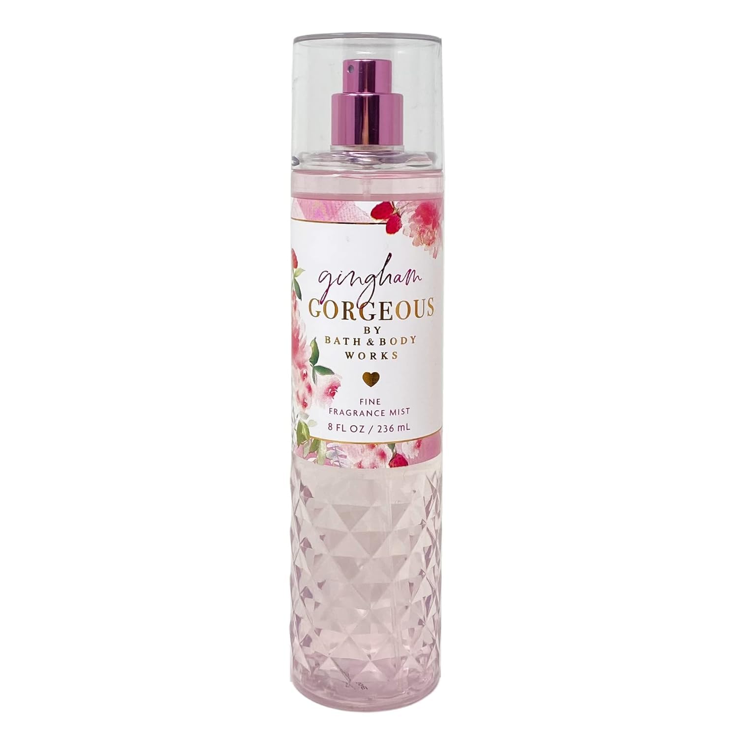 Bath & Body Works Gingham Gorgeous mist bottle pump for lightweight fragrance layering and refreshed skin feel.