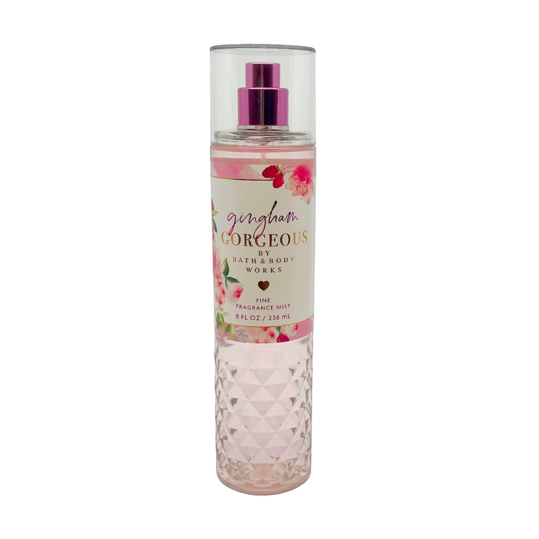 Bath & Body Works Gingham Gorgeous Mist gift-bow packaging for immediate gift appeal