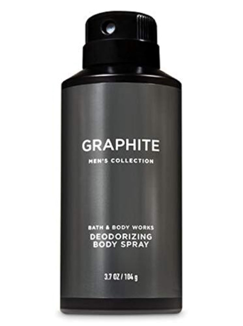 Bath & Body Works Graphite deodorizing body spray bottle for all-day odor control and refreshment.