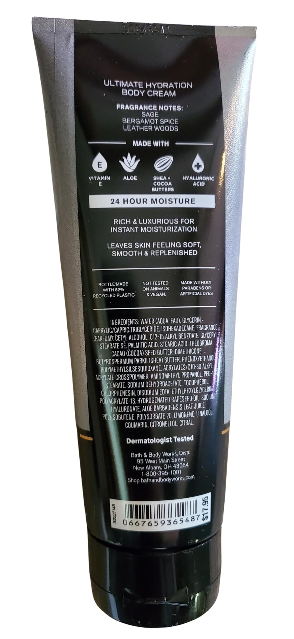 Bath & Body Works Graphite two-piece set in a modern bathroom for post-shower routine