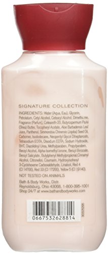 Bath and Body Works Japanese Cherry Blossom lotion texture for smooth, easy application