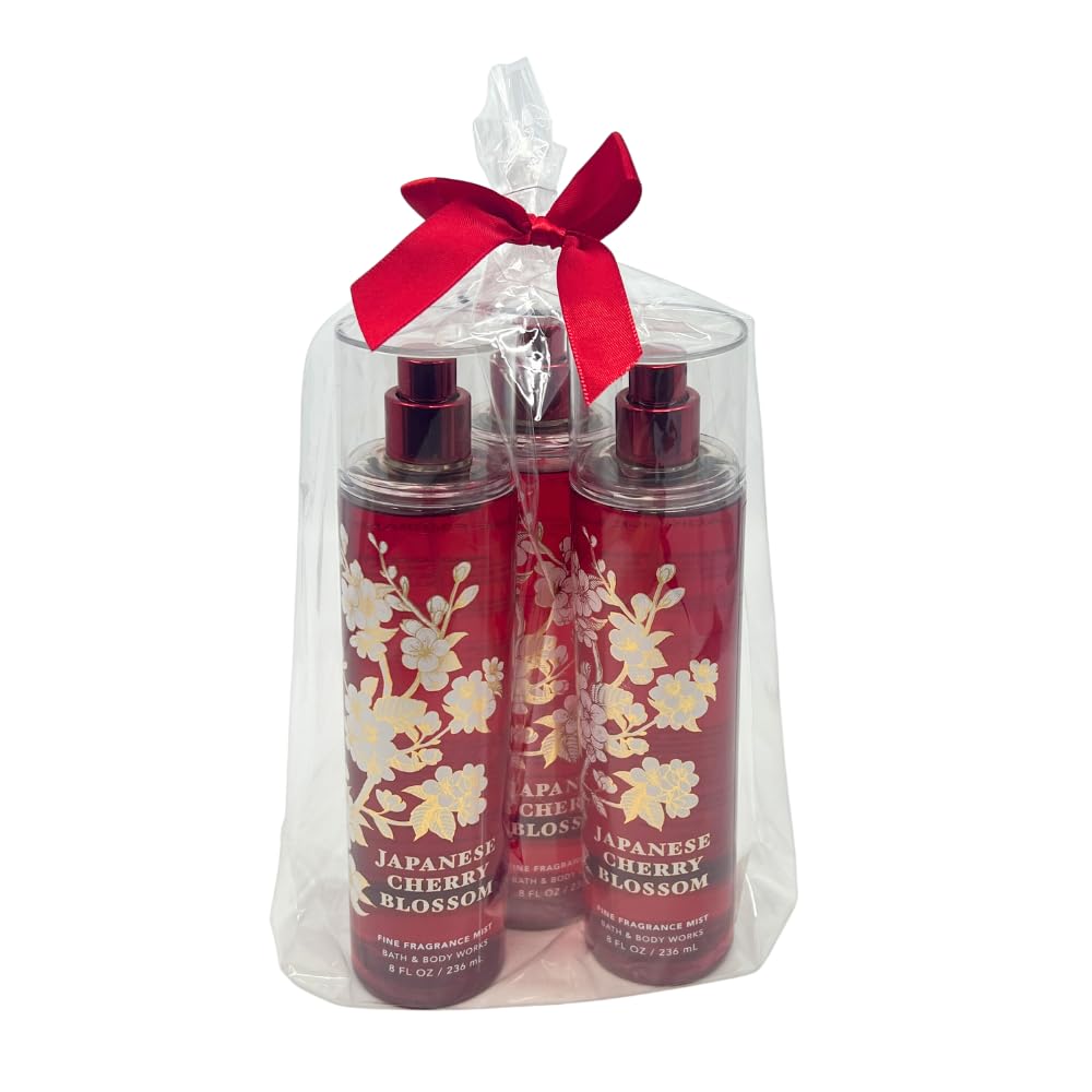 Japanese Cherry Blossom mist bottle close-up highlighting floral notes