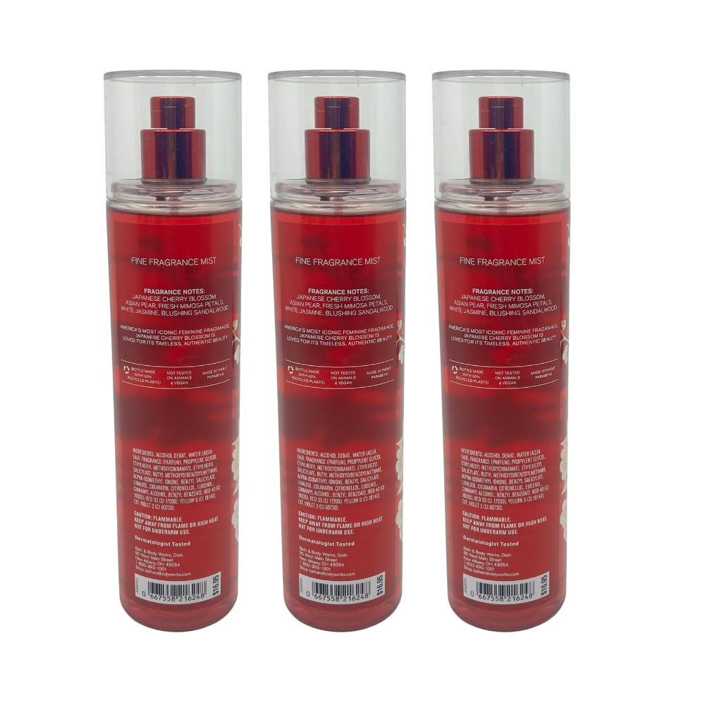 Gift-ready red bow packaging on Bath & Body Works set for festive gifting