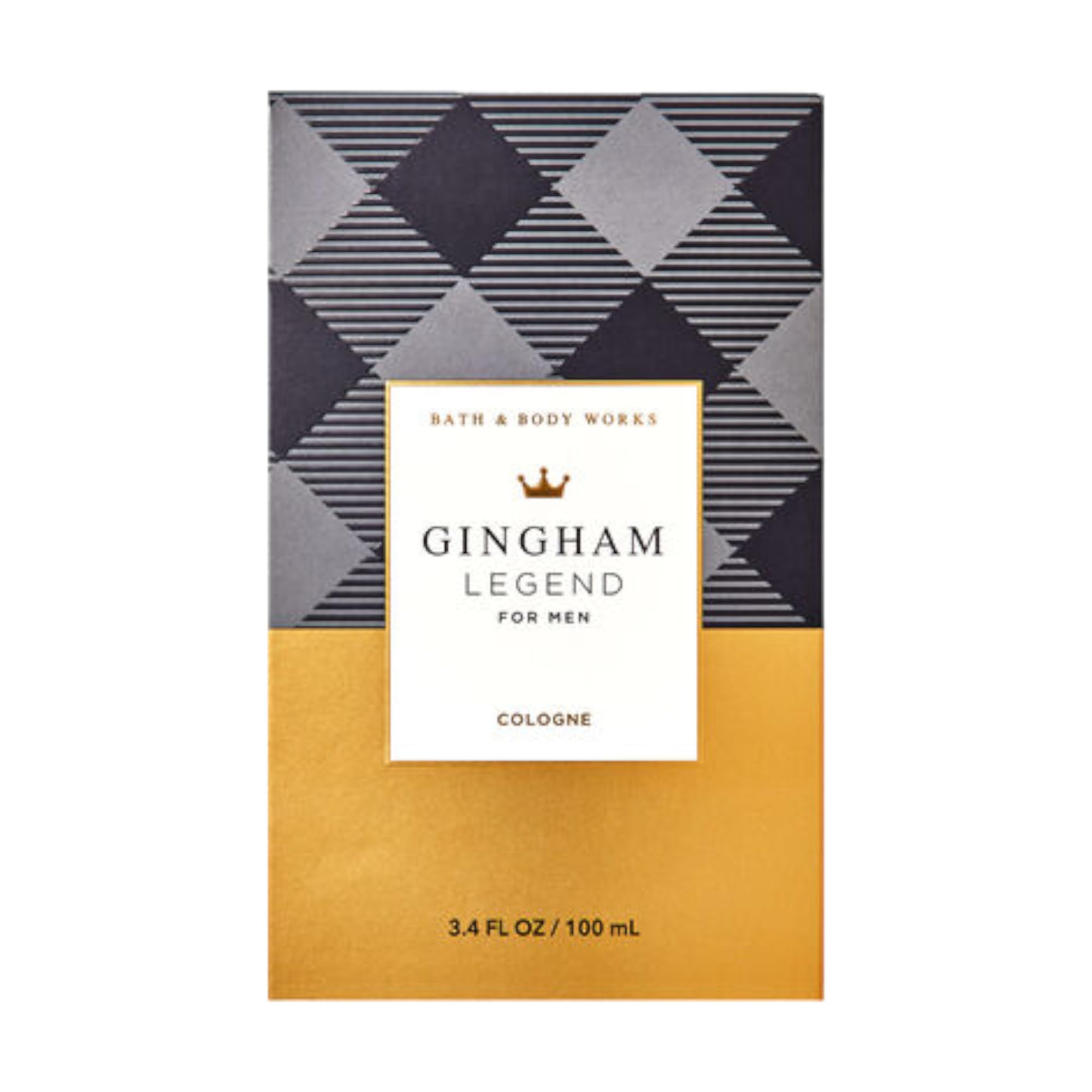 Bath & Body Works Gingham Legend packaging highlights travel-ready spray use.