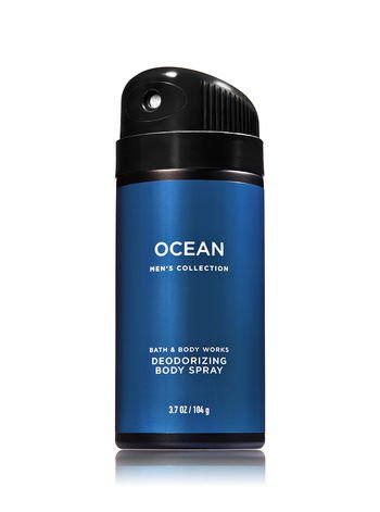 Bath & Body Works Men's Ocean Spray body wash ready to lather with a marine inspired cleanse.
