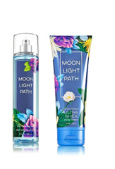 Bath & Body Works Moonlight Path triple moisture body cream applied to arms for lasting hydration.
