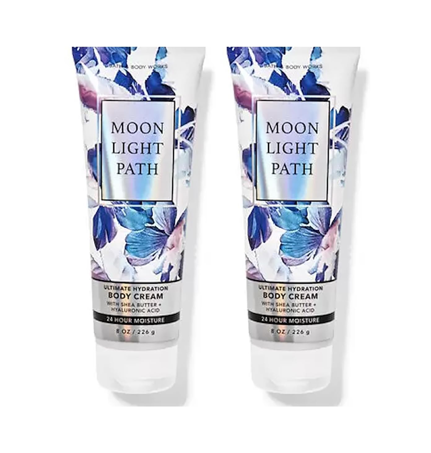 Bath & Body Works Moonlight Path body cream bottle for daily moisture with a delicate scent.