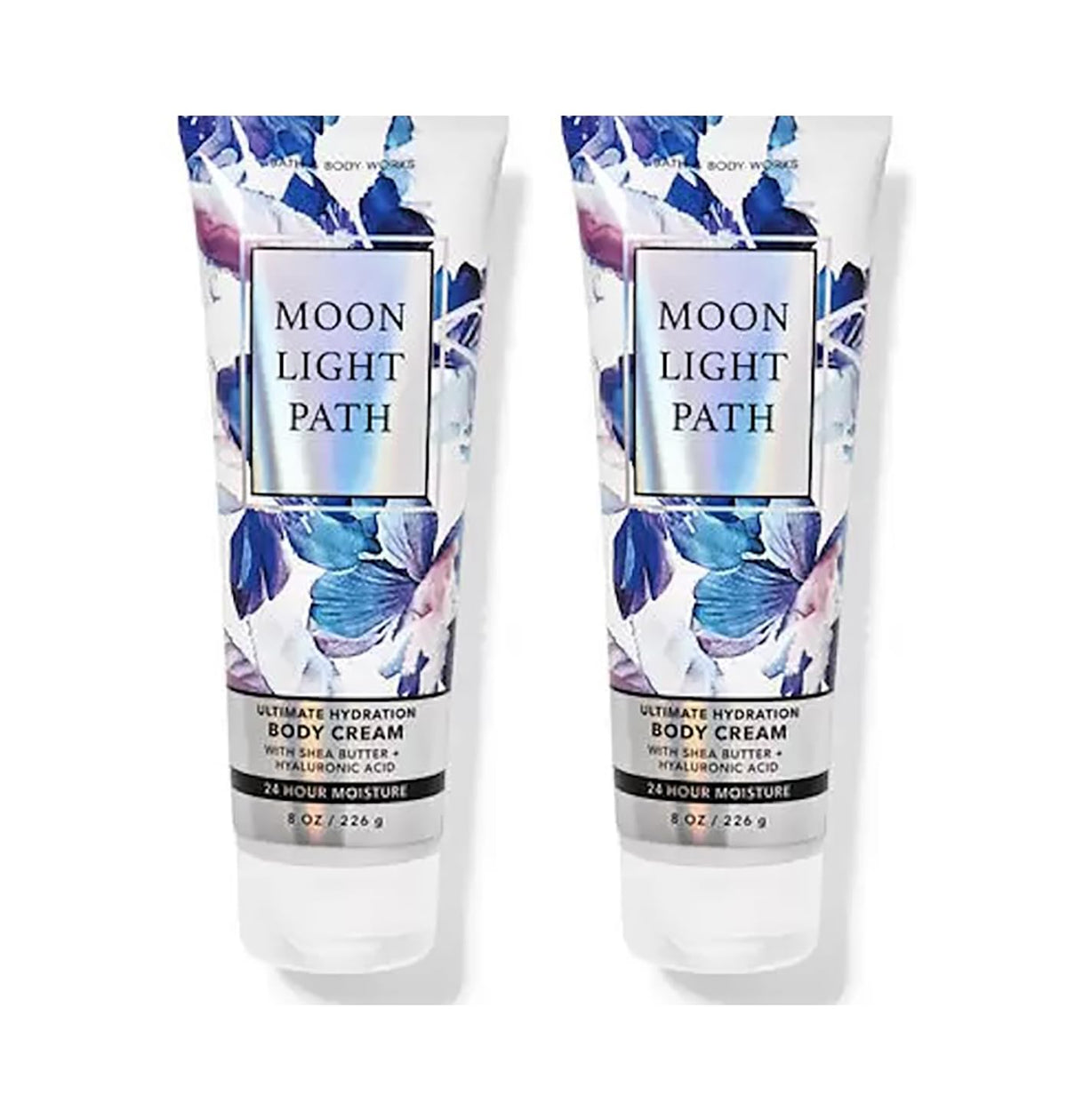 Bath & Body Works Moonlight Path body cream bottle for daily moisture with a delicate scent.