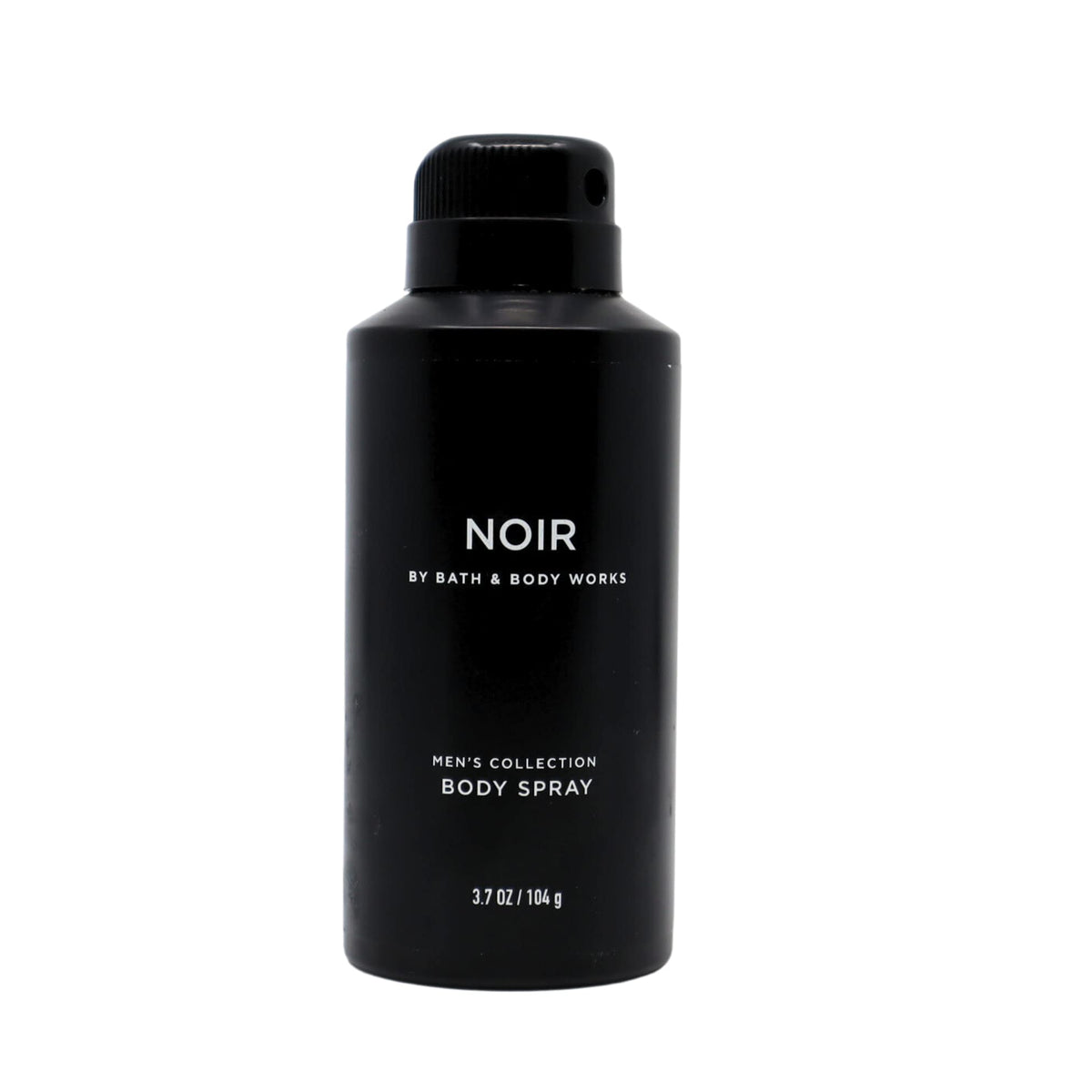 Bath & Body Works Noir deodorizing body spray bottle front shows a mysterious scent ideal for daily confidence