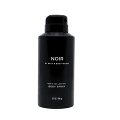 Bath & Body Works Noir deodorizing body spray bottle front shows a mysterious scent ideal for daily confidence