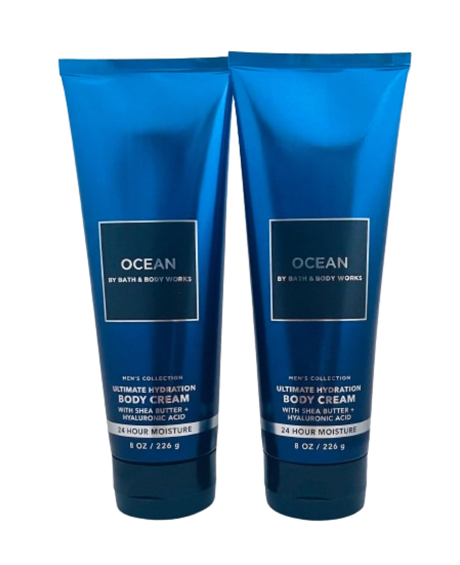 Bath & Body Works Ocean 2 Pack Ultimate Hydration Cream bottle shows rich moisture for daily use.