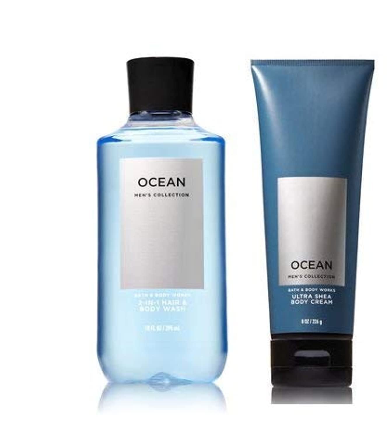 Bath & Body Works Ocean 3-in-1 Hair & Body Wash bottle with refreshing scent.
