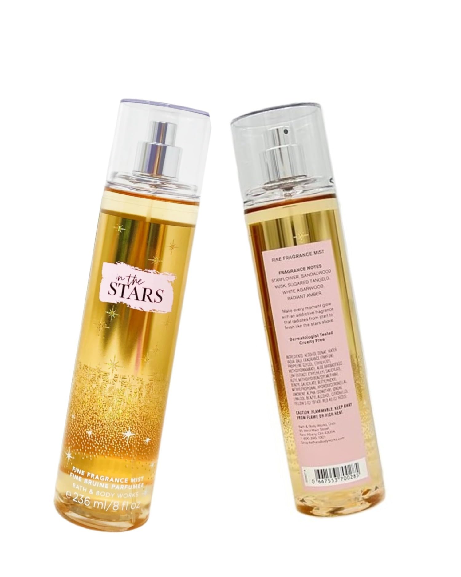Bath & Body Works In The Stars radiant-amber label hints luxe glow and premium feel