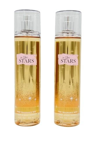 Bath & Body Works In The Stars mist spritz action showing light application