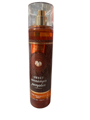 Bath & Body Works Sweet Cinnamon Pumpkin 8oz bottle ready to spray for daily scent layering