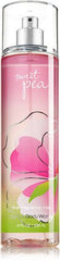 Bath & Body Works Sweet Pea fragrance mist spray captured for everyday fresh scent.