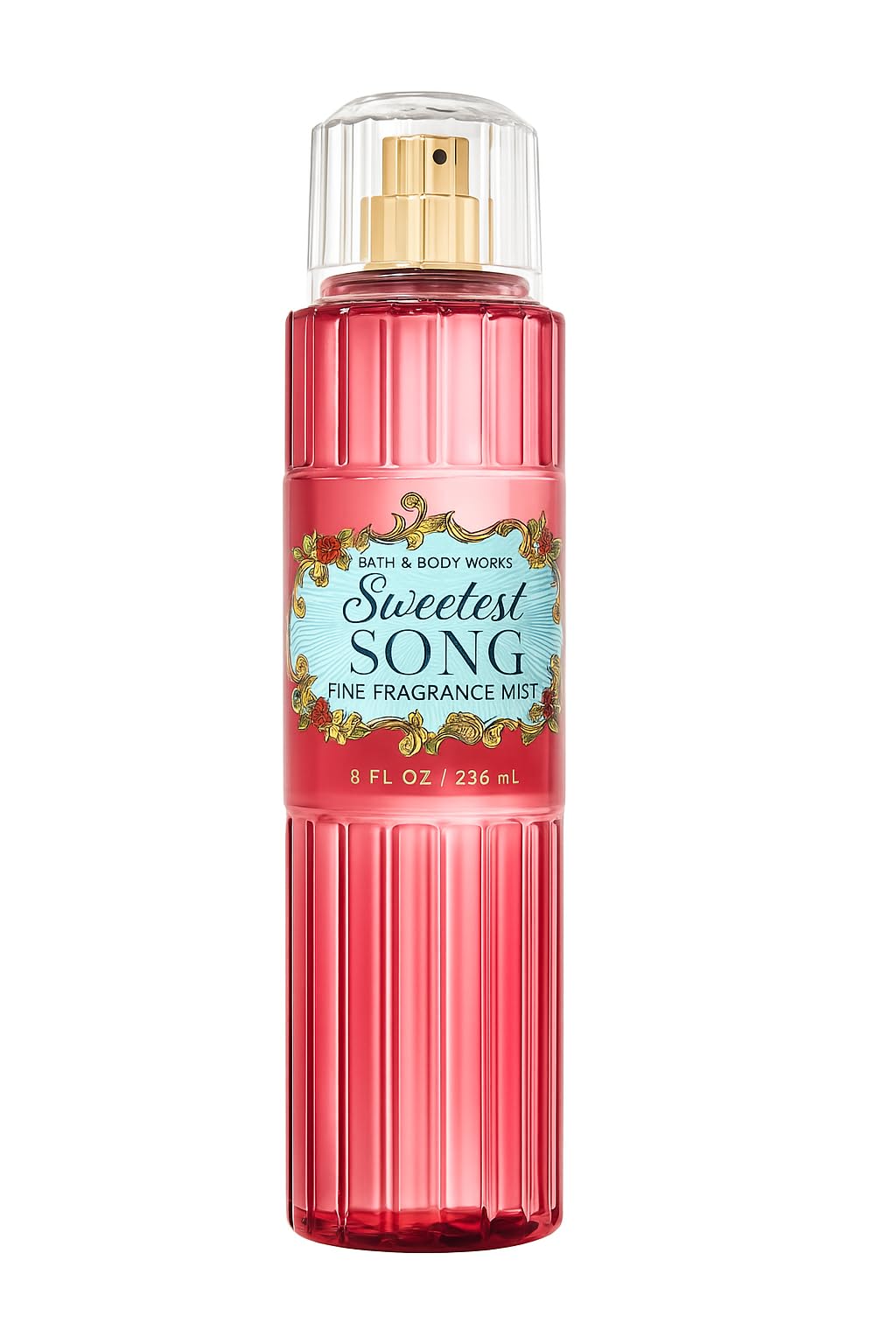 Bath & Body Works Sweetest Song fragrance mist bottle highlights versatile daily scent and mood-enhancing aroma