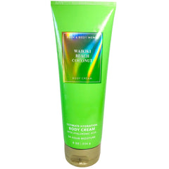 Bath & Body Works Waikiki Beach Coconut cream texture close-up highlights luxe hydration.